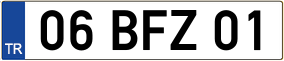 Truck License Plate